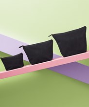 Recycled luxe accessory bag