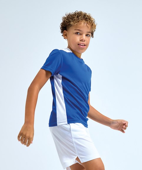 T-shirt performance contrasté TriDri® pour enfants