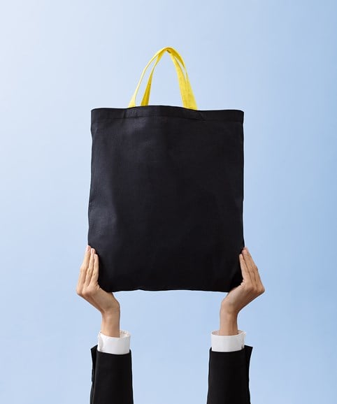 Varsity cotton shopper short handle