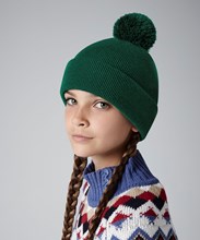Originele kinderbeanie met pompon