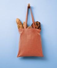 Recycled cotton shopper long handle