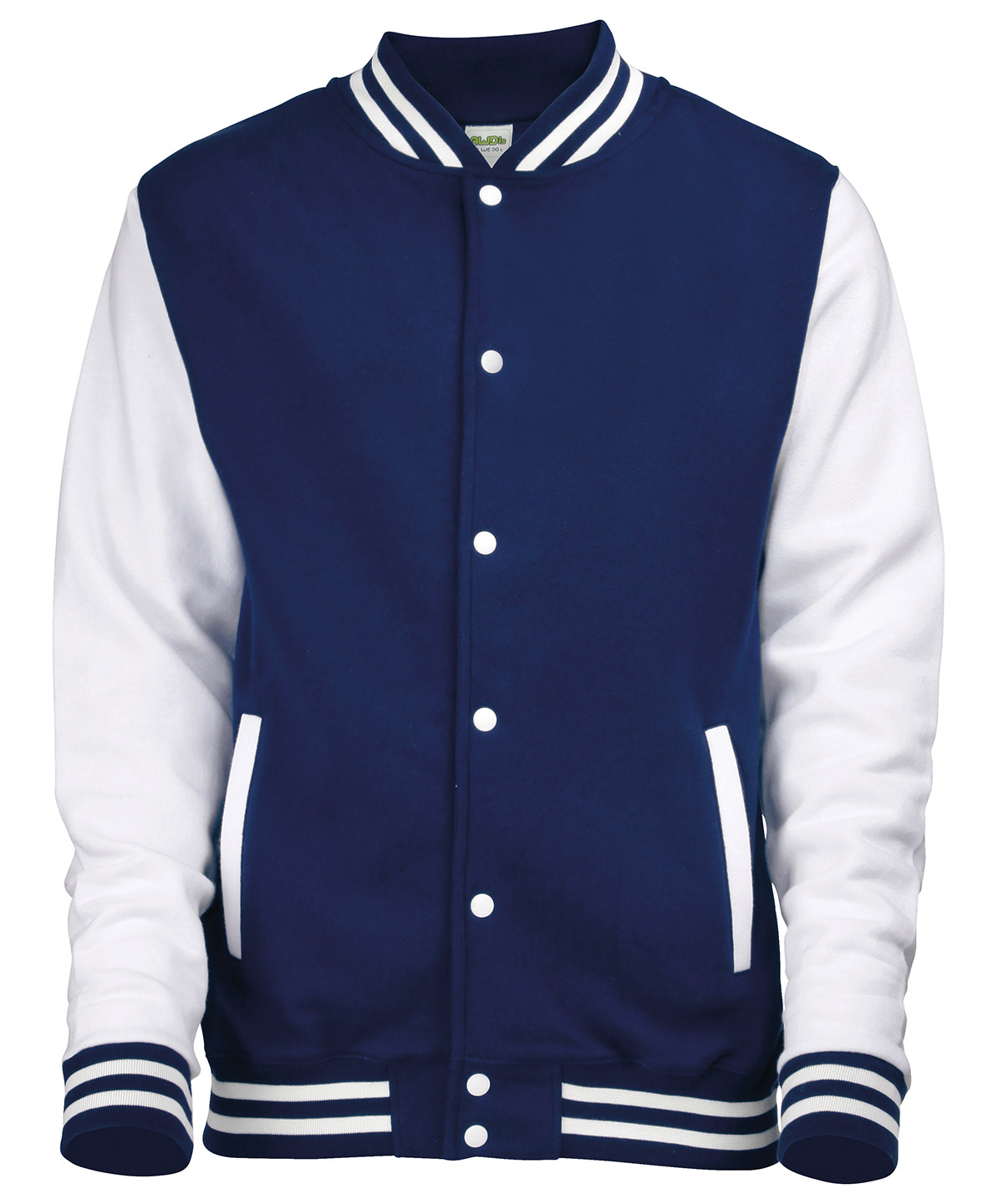 ジャケット・アウター WAREHOUSE LETTERMAN JACKET 2104 Just Hoods By Awdis JHA043 Men Heavyweight Letterman Jacket
