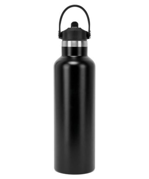 TriDri® Vacuum sports water bottle with flip-up straw