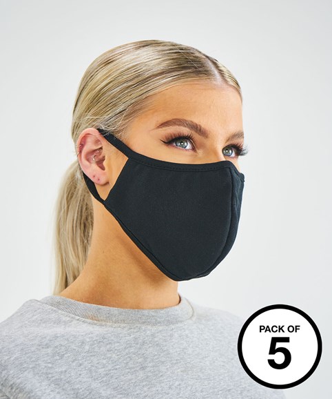 Antimicrobial washable face mask (Pack of 5)