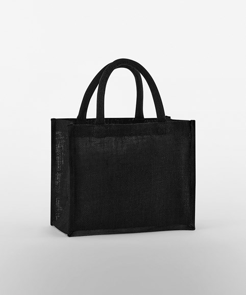 Natural starched jute midi tote