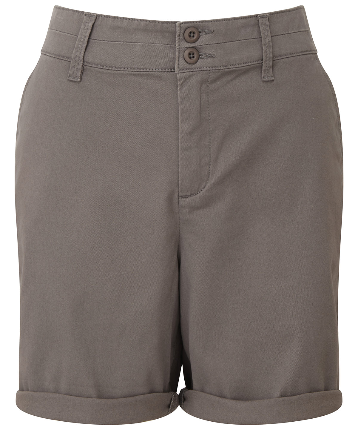 Womens Longline Chino Shorts Bright White main image 0