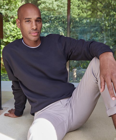 Regular fit piqué  sweatshirt