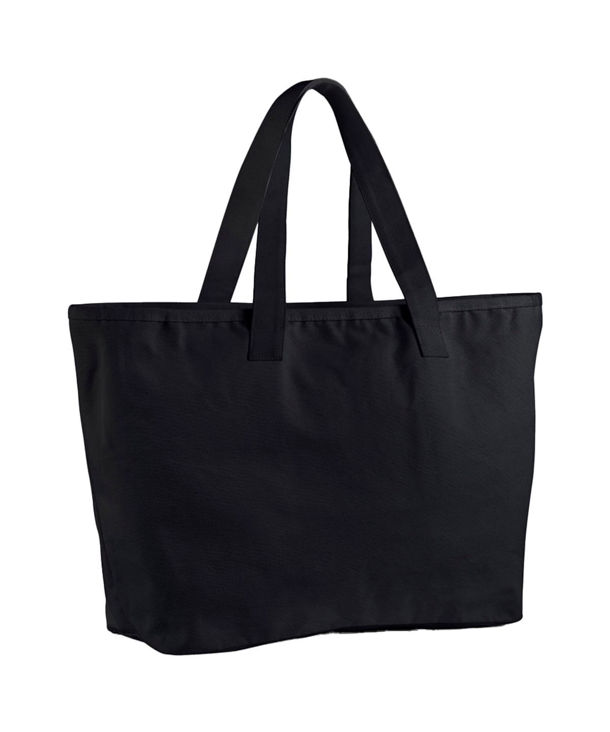 Westford Mill Canvas Accessory Bag, Schwarz, Größe L (23 X 23 X 11 Cm) – Gestickte Vintage-Tasche Mit Reißverschluss
