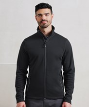 Men's spun-dyed sustainable zip-through sweatshirt