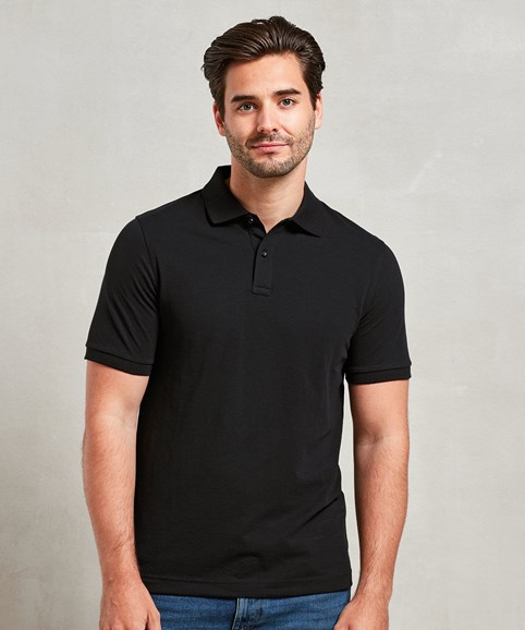 Unisex short sleeve polo shirt, powered by HeiQ Viroblock