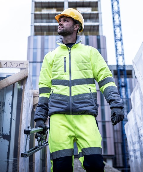 Hi-vis 2-tone thermal jacket