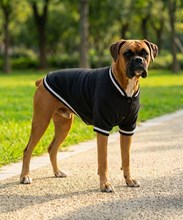 Dog’s varsity jacket