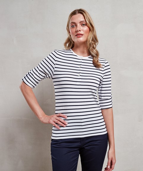 Women's Long John roll-sleeve tee