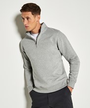 Regular fit 1/4 zip sweatshirt