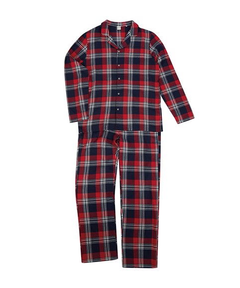 Ensemble lounge en tartan pour homme