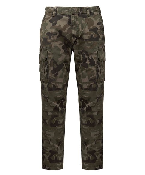 Camo cargo trousers