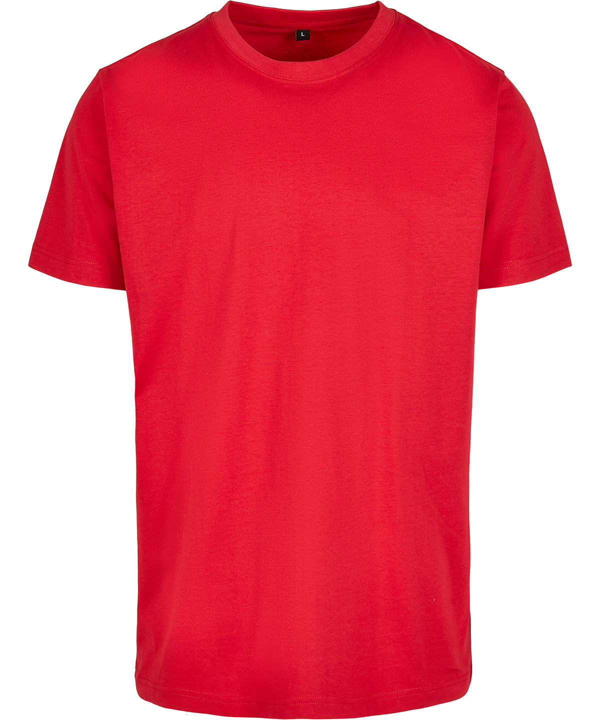 Static Jungle Round Neck Printed Red T-Shirt