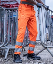 Hi-vis pro contract stretch action trousers