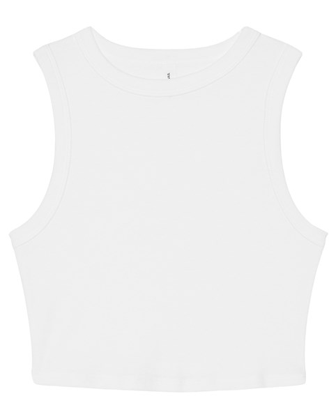 Women’s micro rib muscle crop tank