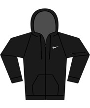Nike men's full-zip fitness hoodie