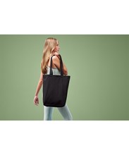 Recycled premium canvas ‘flat base’ shopper