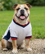 Dog’s football t-shirt
