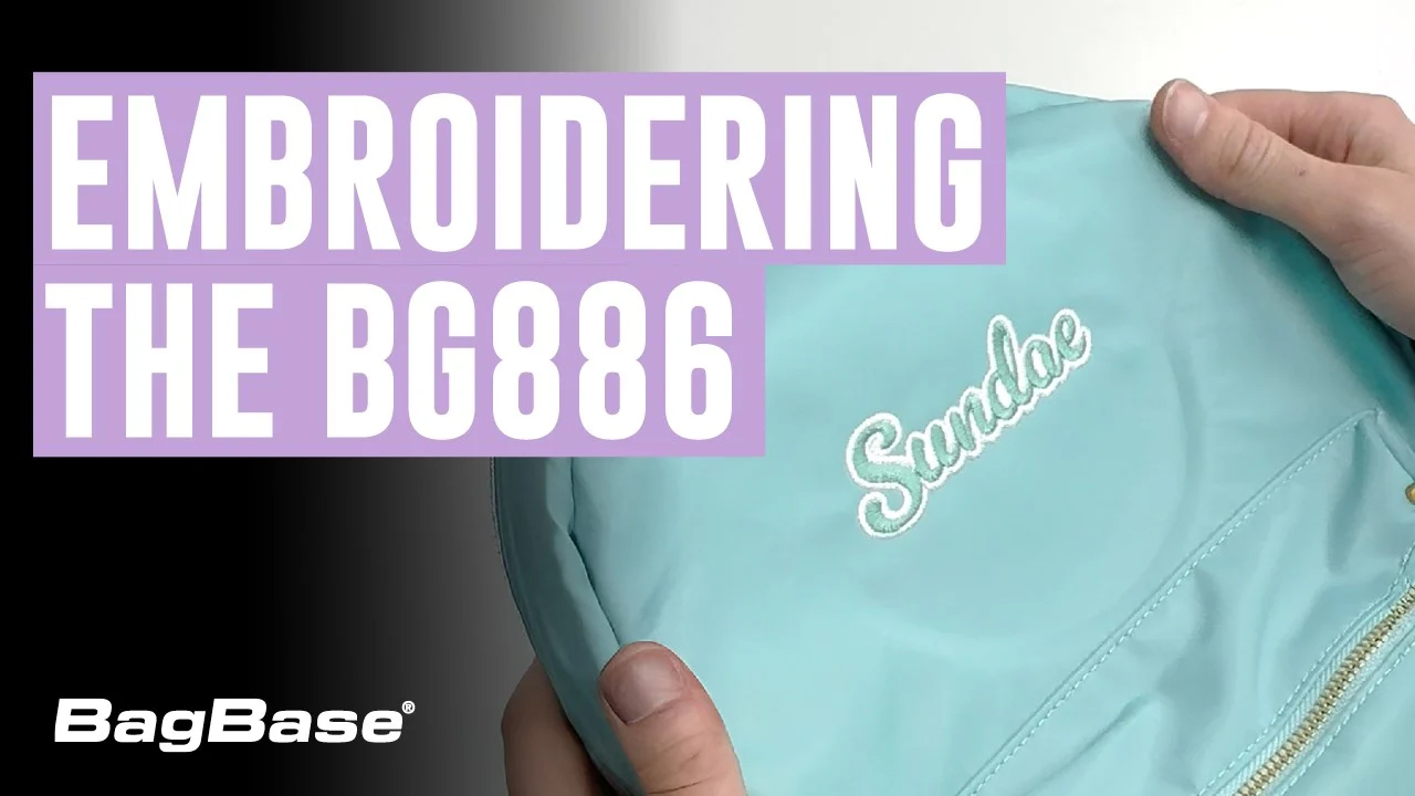 BAGBASE - APPLYING EMBROIDERY TO THE  BG886