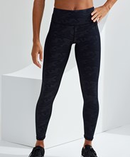 Women's TriDri® performance camo leggings full-length