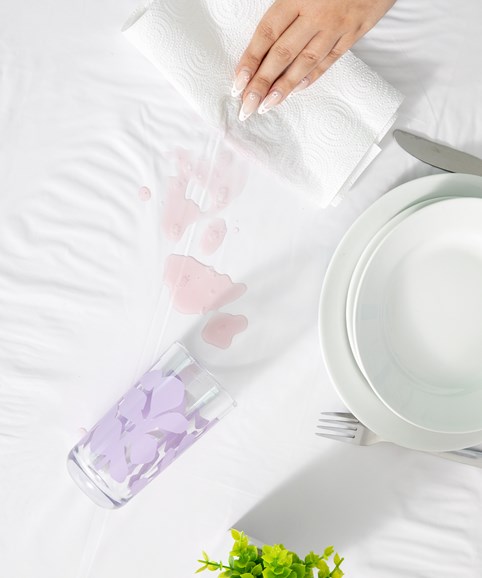 Wipe-clean tablecloth