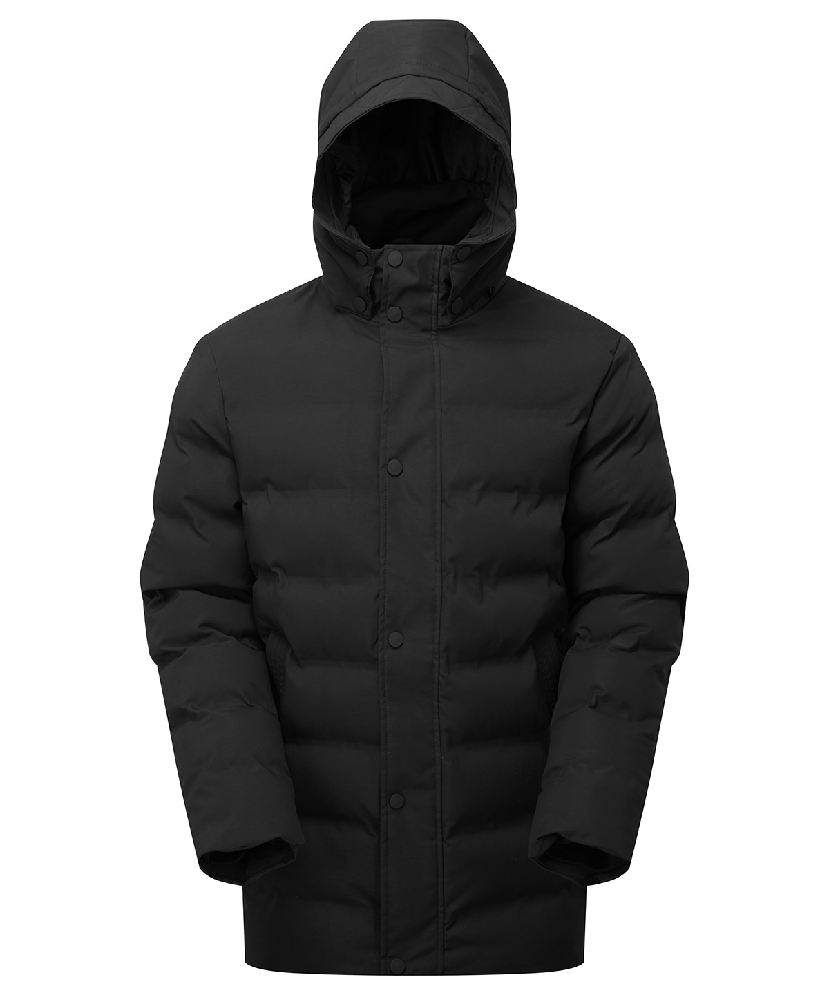 TS008 | Recycled bonded longline padded jacket