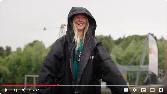 TriDri All-seasons waterproof changing robe (TR800) Wild Shores