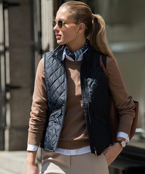 Women’s Camden – diamond quilted gilet