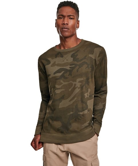 Camo crew neck