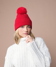 Snow luxe beanie