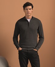 ¼ zip knitted sweater