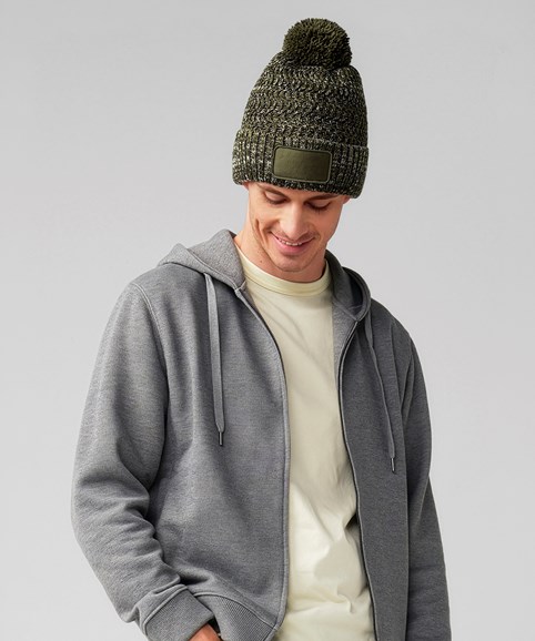 Ramble patch pom-pom beanie