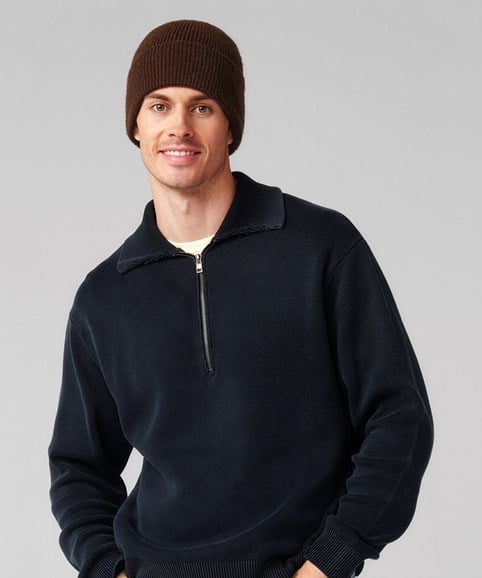 Wool blend beanie