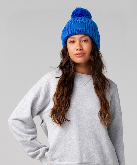 Toasty patch beanie