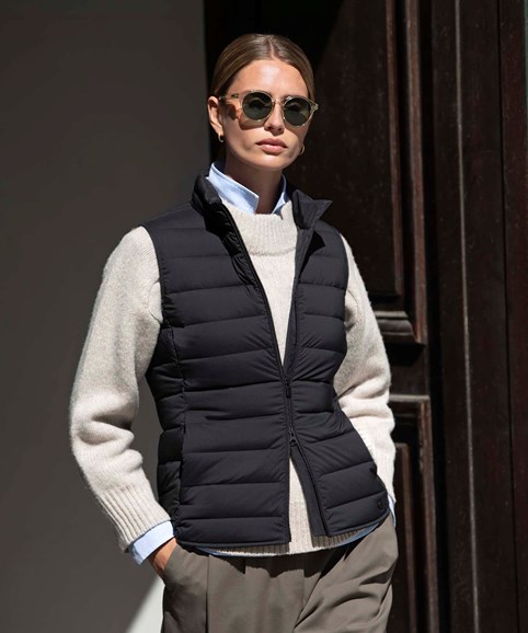 Women’s Avalon vest – sophisticated lightweight down vest