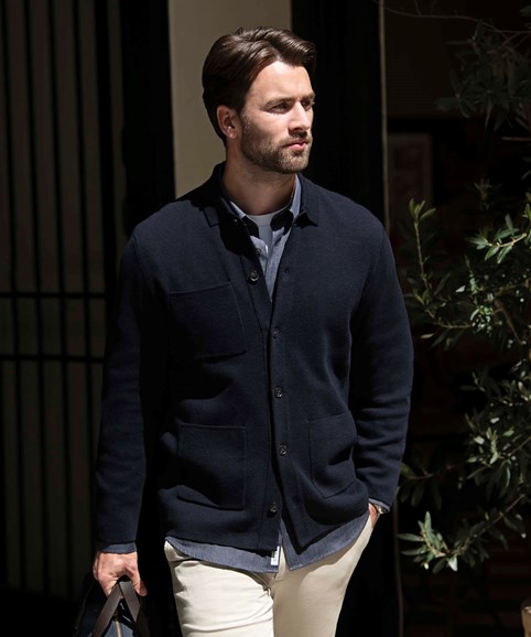 Wilton – refined Milano knit overshirt