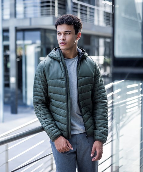 Loftlite hooded baffle jacket