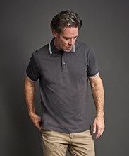 Luxury stripe stretch polo (1407)