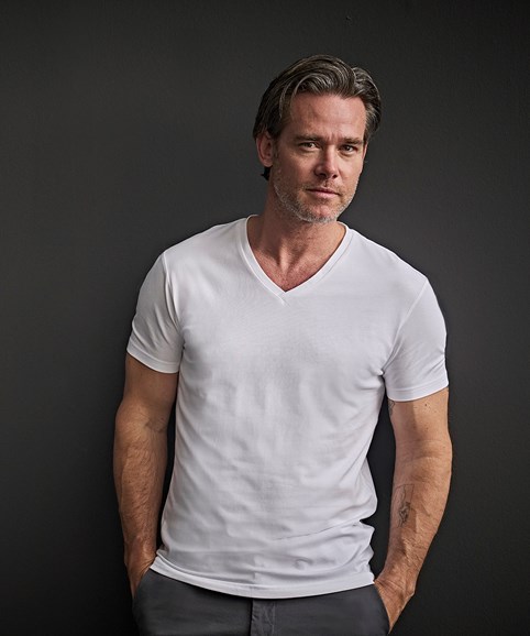 Stretch v-neck tee (401)