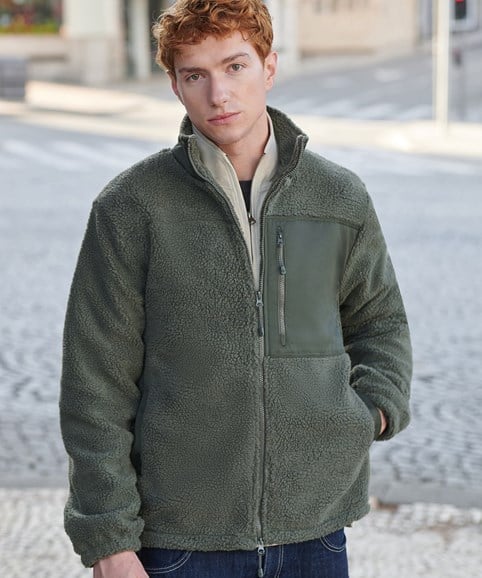 Polaire sherpa recyclée
