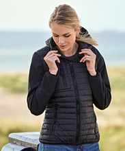 Women's hooded crossover jacket (9629)