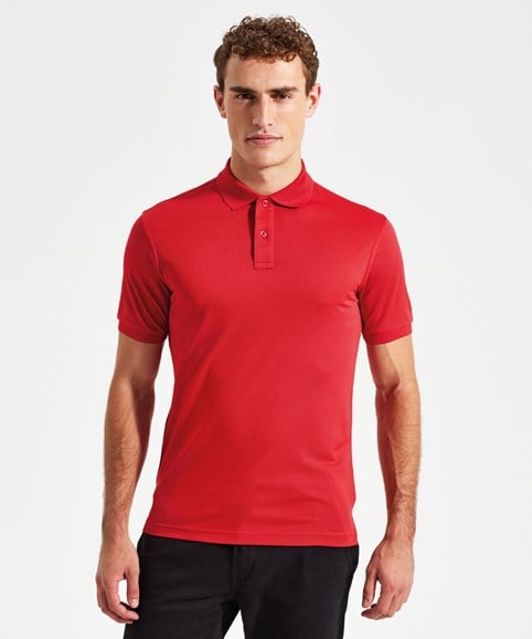 Cationic recycled polyester polo 