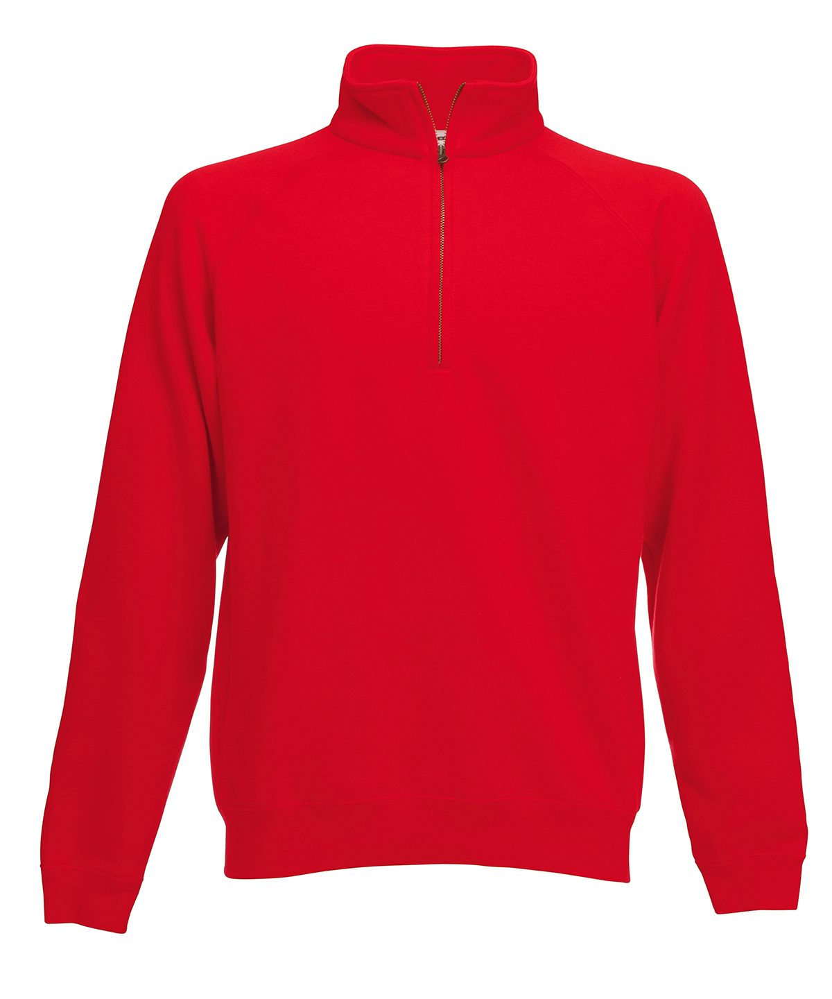 Zip V-neck Sweatshirt