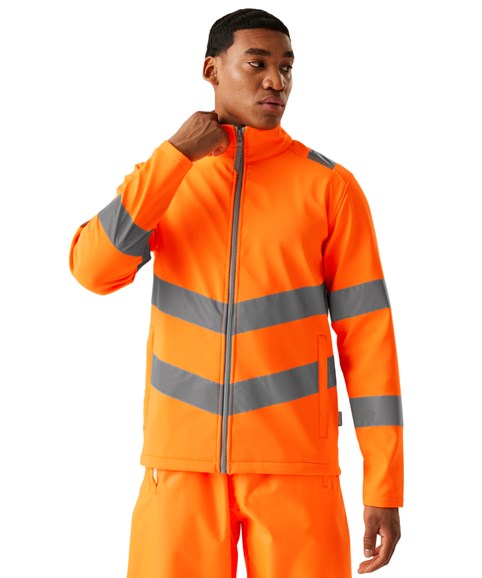 Hi-vis Pro contract Ablaze 2-layer softshell