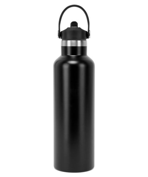 TriDri® Vacuum sports water bottle with flip-up straw