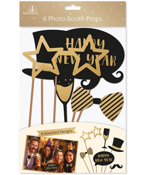 6 New Year photo props 